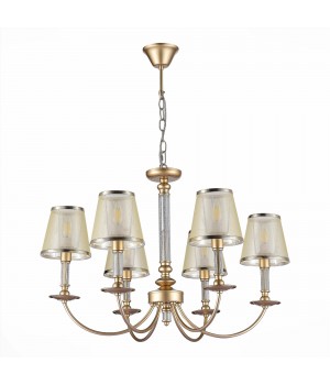 SLE1115-203-06 Люстра подвесная розовое золото/Розовое золото E14 6*60W VINCI-foto2