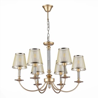 SLE1115-203-06 Люстра подвесная розовое золото/Розовое золото E14 6*60W VINCI-foto2