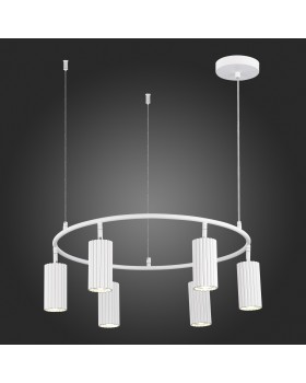 SL1213.503.06 Светильник подвесной ST-Luce Белый/Белый GU10 6*5W 4000K KENDO-foto4