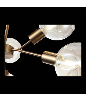 SLE155302-06 Люстра потолочная Античная медь/Янтарный E14 6*60W GENTORE-foto20