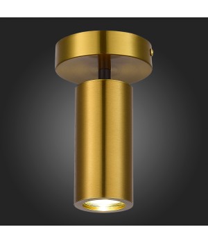 SL1215.402.01 Светильник потолочный ST-Luce Черный, Латунь/Латунь GU10 1*5W 4000K TALIA-foto4