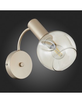 SLE104201-01 Светильник настенный Шампань/Коньячный E14 1*40W BALCHINO-foto6