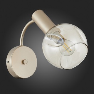 SLE104201-01 Светильник настенный Шампань/Коньячный E14 1*40W BALCHINO-foto6