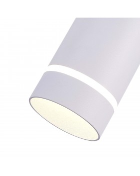 ST115.533.12 Светильник подвесной Белый LED 1*12W 3000K 936Lm Ra>90 120° IP20 D80xH300 165-265V Подвесные светильники-foto3