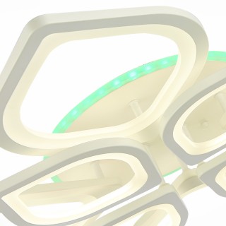 SLE501052-08RGB Светильник потолочный Белый/Белый LED 1*224W RGB 11W 3000-6000K RITA-foto6