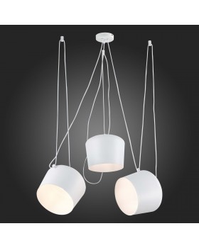SLE120653-03 Светильник подвесной Белый/Белый E27 3*40W TRIESTE-foto5