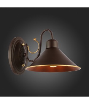 SLE120401-01 Светильник настенный Темно-коричневый/Черный E27 1*60W CIOLLA-foto9