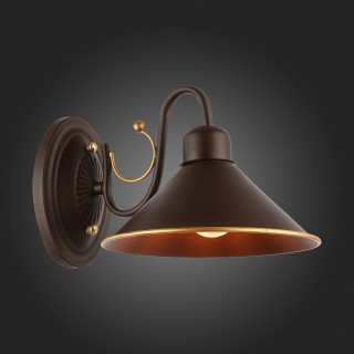 SLE120401-01 Светильник настенный Темно-коричневый/Черный E27 1*60W CIOLLA-foto9