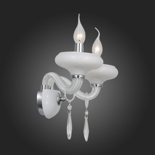 SL756.501.02 Бра ST-Luce Хром, Белый/Белый, Прозрачный E14 2*40W BAMBOLINA-foto9