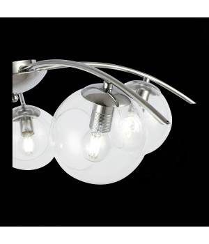SLE102602-05 Люстра потолочная Хром/Прозрачный E14 5*40W RATELLA-foto6