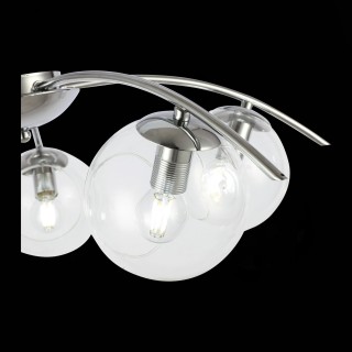 SLE102602-05 Люстра потолочная Хром/Прозрачный E14 5*40W RATELLA-foto6