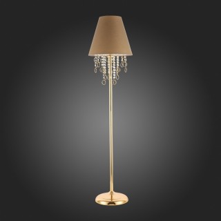 SL1138.205.01 Торшер Французское золото/Бежевый, Прозрачный E27 1*40W MEDDO-foto8