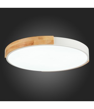 SLE201352-01 Светильник потолочный Белый, Светлое дерево/Белый LED 1*40W 3000K/4000K/6000K DELIA-foto3