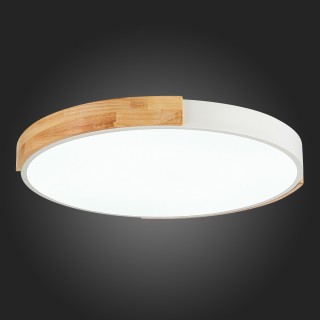 SLE201352-01 Светильник потолочный Белый, Светлое дерево/Белый LED 1*40W 3000K/4000K/6000K DELIA-foto3