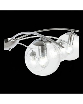 SLE102602-08 Люстра потолочная Хром/Прозрачный E14 8*40W RATELLA-foto4