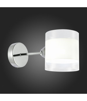 SLE102801-01 Бра Хром/Прозрачный, Белый E14 1*40W MIENTO-foto5