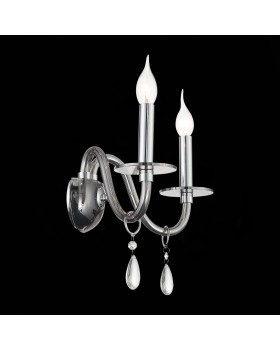 SL1113.401.02 Бра ST-Luce Хром, Дымчатый, Прозрачный E14 2*40W SIEMA-foto6