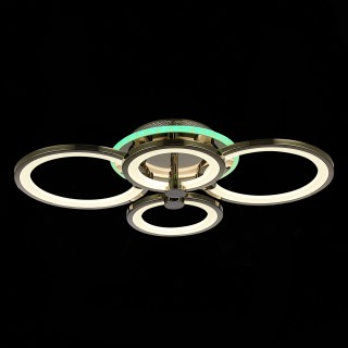 SLE200382-04RGB Светильник потолочный Темный хром/Белый LED 1*100W RGB 8W 3000-6000K LETO-foto7