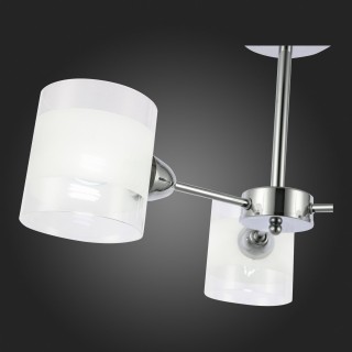 SLE102802-03 Люстра потолочная Хром/Прозрачный, Белый E14 3*40W MIENTO-foto9