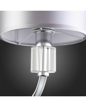 SLE107201-01 Светильник настенный Хром/Светло-серый E14 1*40W SNERE-foto9