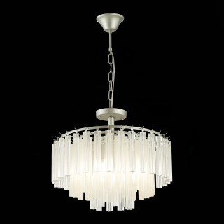 SLE260113-05 Люстра подвесная Серебро/Прозрачный E14 5*40W REGGIO-foto4