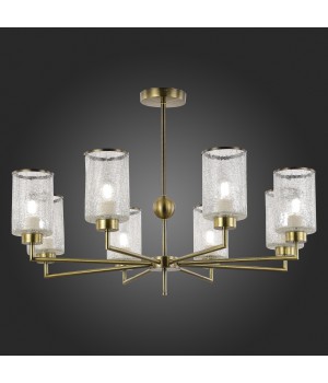 SLE1046-302-08 Люстра потолочная Бронза/Прозрачный E27 8*60W VESTRE-foto5