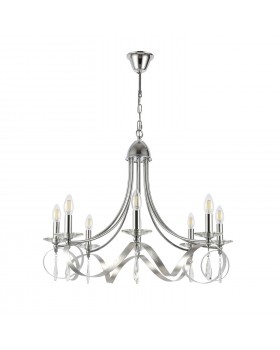 SLE120203-08 Светильник подвесной Хром E14 8*40W FILATTA-foto2