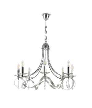 SLE120203-08 Светильник подвесной Хром E14 8*40W FILATTA-foto2