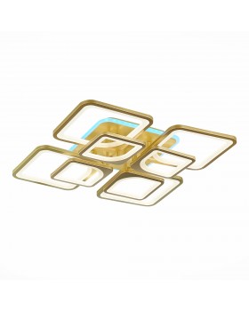 SLE500422-08RGB Светильник потолочный Золотистый/Белый LED 1*224W RGB 10W 3000-6000K VALIA SLE500422-08RGB Светильник потолочный Золотистый/Белый LED 1*224W RGB 10W 3000-6000K VALIA