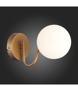 SLE220601-01 Бра Золотистый/Белый E14 1*40W CALABRIA-foto4