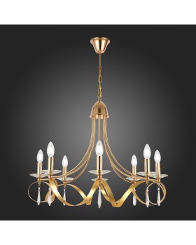 SLE120213-08 Светильник подвесной Французское золото E14 8*40W FILATTA-foto7