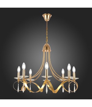 SLE120213-08 Светильник подвесной Французское золото E14 8*40W FILATTA-foto7