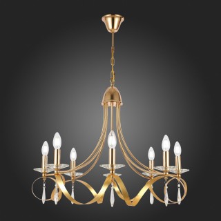 SLE120213-08 Светильник подвесной Французское золото E14 8*40W FILATTA-foto7