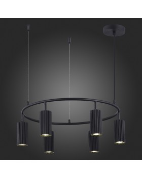 SL1213.403.06 Светильник подвесной ST-Luce Черный/Черный GU10 6*5W 4000K KENDO-foto7