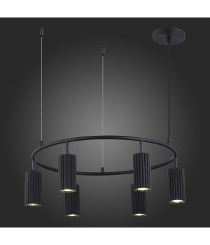 SL1213.403.06 Светильник подвесной ST-Luce Черный/Черный GU10 6*5W 4000K KENDO-foto7