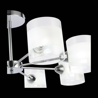 SLE102802-08 Люстра потолочная Хром/Прозрачный, Белый E14 8*40W MIENTO-foto6