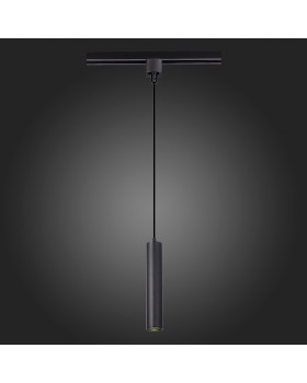 ST151.406.01 Светильник трековый Черный GU10 1*50W IP20 D54xH290 220V Без ламп Однофазная трековая система-foto4