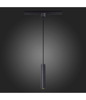 ST151.406.01 Светильник трековый Черный GU10 1*50W IP20 D54xH290 220V Без ламп Однофазная трековая система-foto4