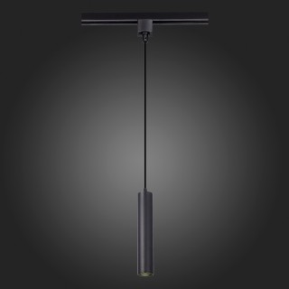 ST151.406.01 Светильник трековый Черный GU10 1*50W IP20 D54xH290 220V Без ламп Однофазная трековая система-foto4