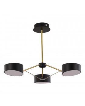 SLE6005-402-03 Светильник потолочный Черный/Черный LED 3*10W VALLE-foto2