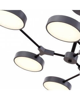 SLE6003-702-06 Светильник потолочный Серый/Серый LED 6*10W MONTA-foto5