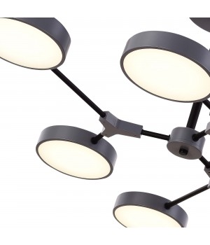 SLE6003-702-06 Светильник потолочный Серый/Серый LED 6*10W MONTA-foto5