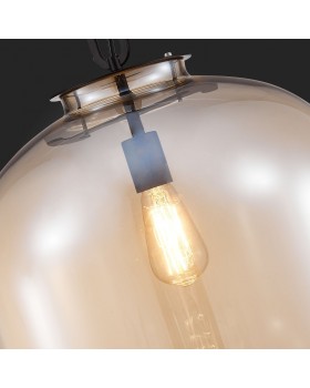 SL1050.423.01 Светильник подвесной ST-Luce Черный/Коньячный E27 1*40W BURASCA-foto12