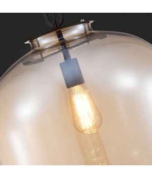 SL1050.423.01 Светильник подвесной ST-Luce Черный/Коньячный E27 1*40W BURASCA-foto12