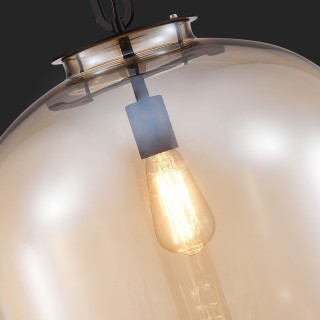 SL1050.423.01 Светильник подвесной ST-Luce Черный/Коньячный E27 1*40W BURASCA-foto12