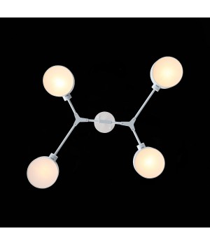 SLE183502-04 Люстра потолочная Белый/Белый E14 4*60W GIMENTO-foto6
