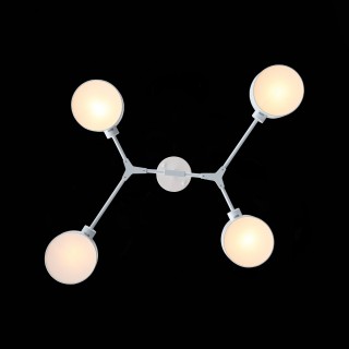 SLE183502-04 Люстра потолочная Белый/Белый E14 4*60W GIMENTO-foto6