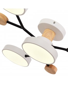 SLE6006-502-04 Светильник потолочный Белый/Белый LED 4*12W 3000K/4500K/6000K FAEMA-foto5