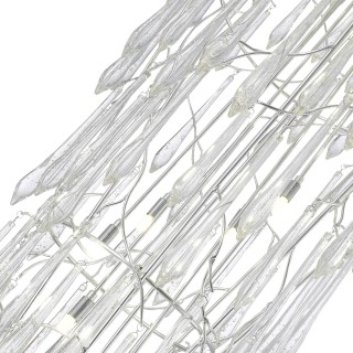 SL1660.103.25 Светильник подвесной ST-Luce Хром/Хром, Прозрачный G9 25*5W 4000K TEARDROPS-foto3