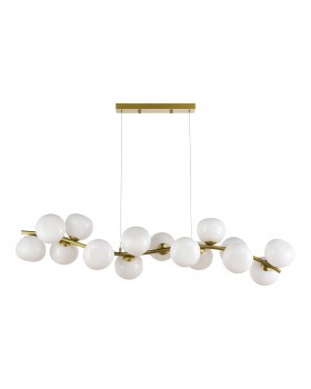 SL1519.303.16 Светильник подвесной ST-Luce Латунь/Белый G9 16*5W 4000K SWEVEN-foto2